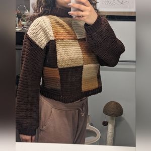 Patchwork sweater